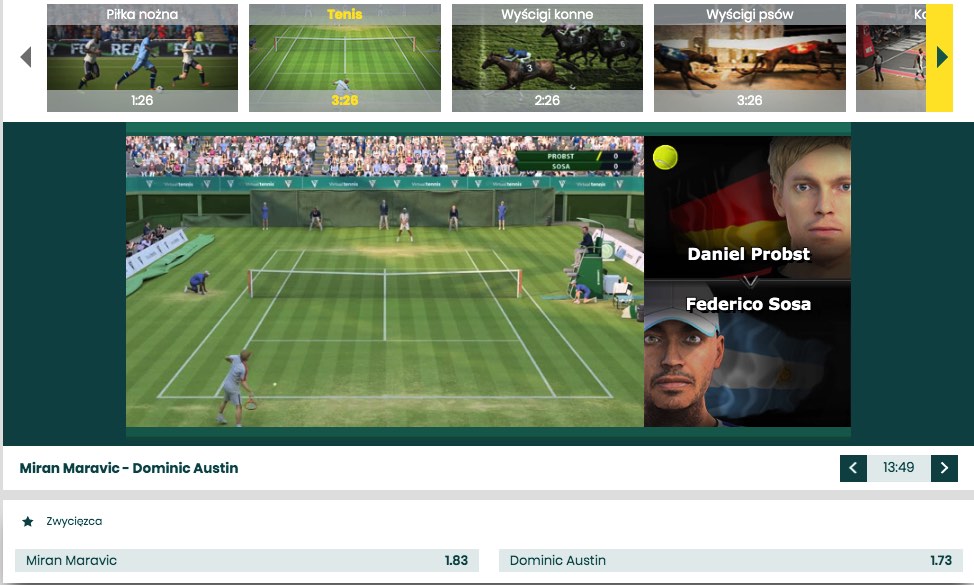 sporty wirtualne nowosc bukamcher bet fan