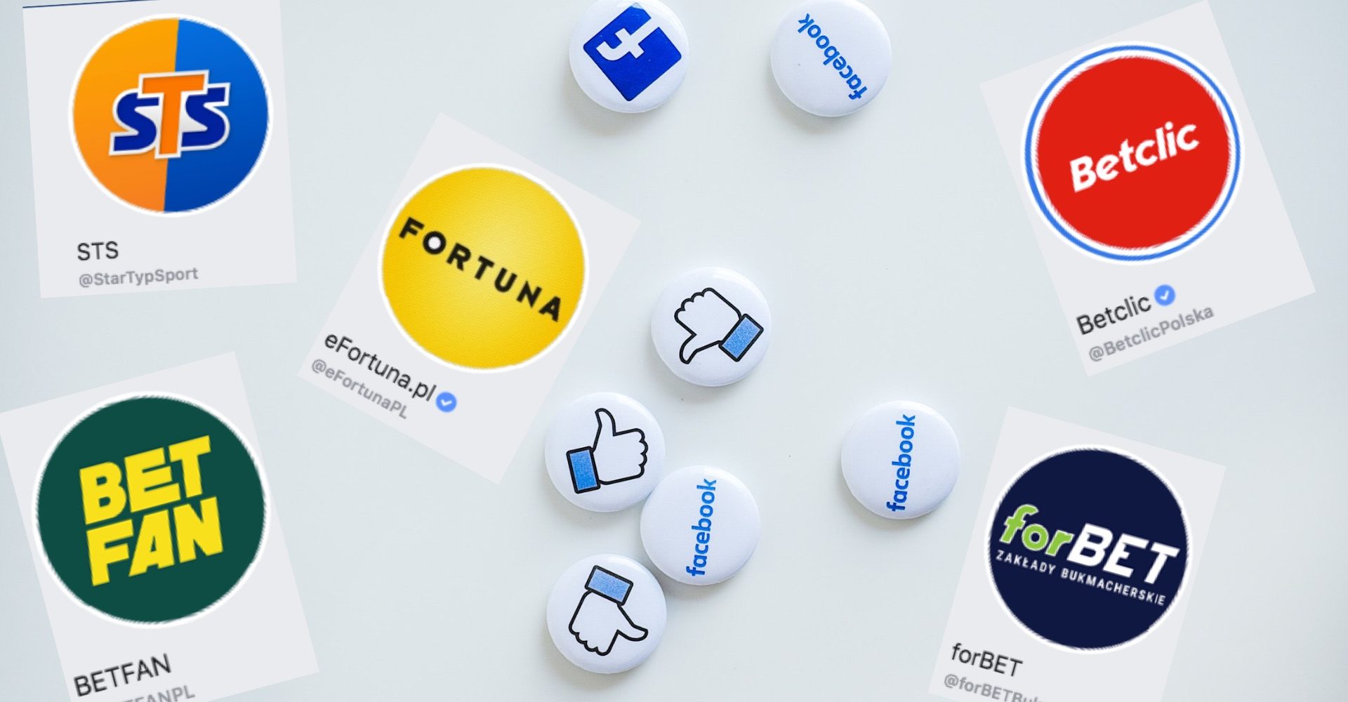 Profile legalnych bukmacherów na Facebooku 👍 Kto wygrywa internety?