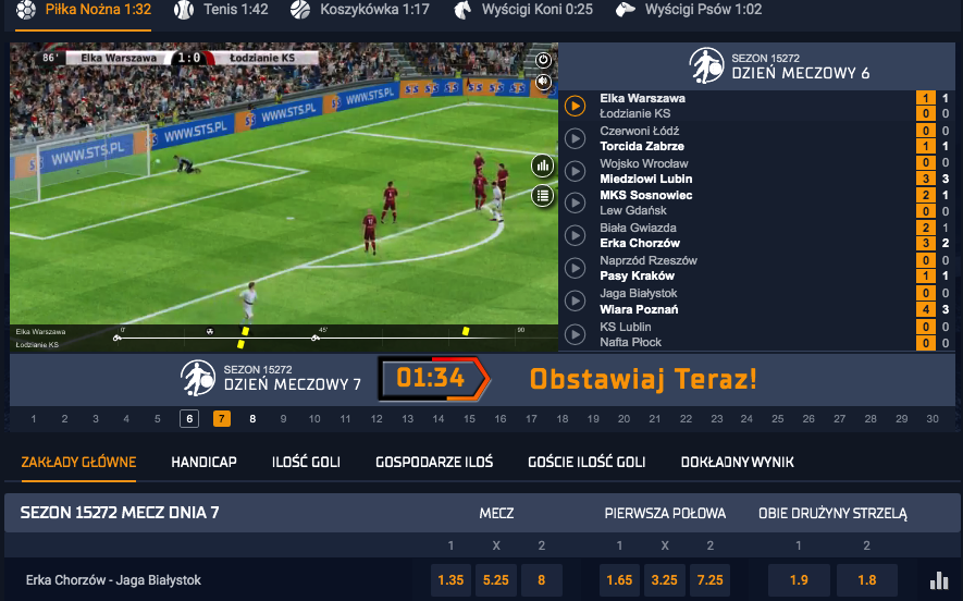 virtuals sport u polskich bukmacherów