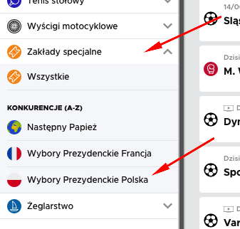 wybory prezydenckie u bukmachera Betclic