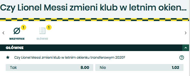 messi zmiana klubu kursy bukmacherskie betfan