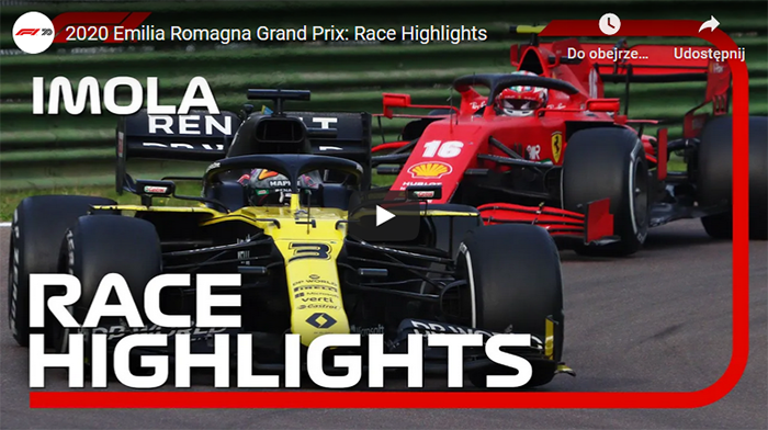 Grand Prix Emilii-Romanii 2020 Imola