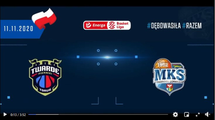 Polski Cukier Torun MKS Dąbrowa Górnicza 94-99 koszykówka