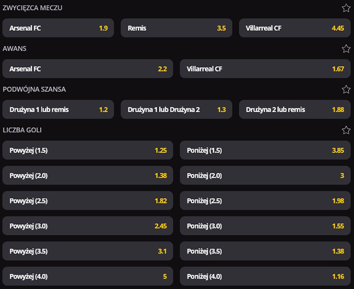 Gdzie obstawiać Ligę Europejską Liga Europejska na dziś bukmacher