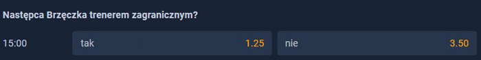 Następca Brzęczka Polakiem czy obcokrajowcem? Oferty bukmacherów Nowy selekcjoner będzie Polakiem czy obcokrajowcem? Zakłady bukmacherskie