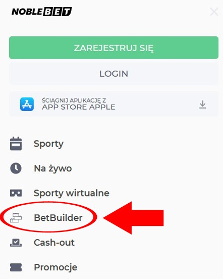 Czy można postawić własny zakład w Noblebet BetBuilder