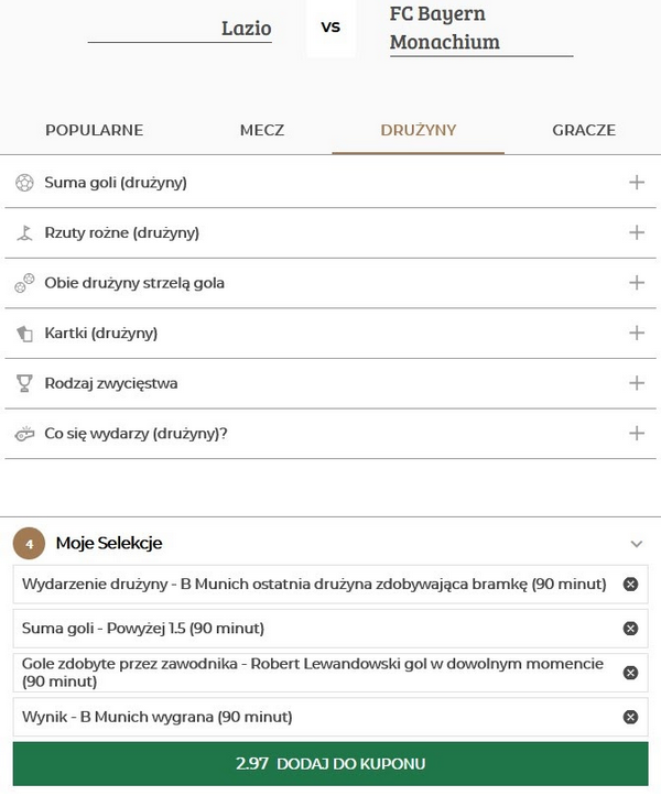 Noblebet BetBuilder konstruktor zakładów jak działa