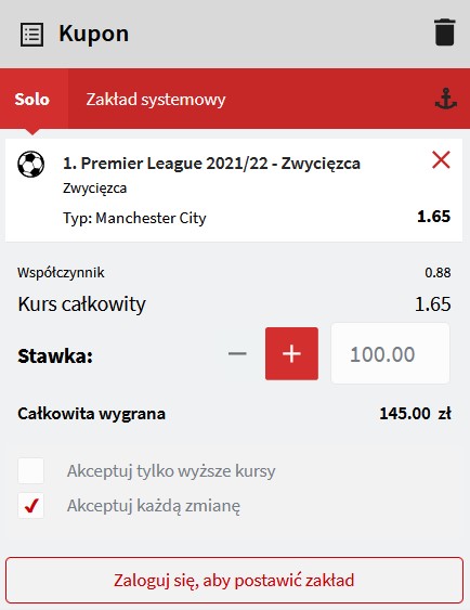 Premier League u bukmacherów