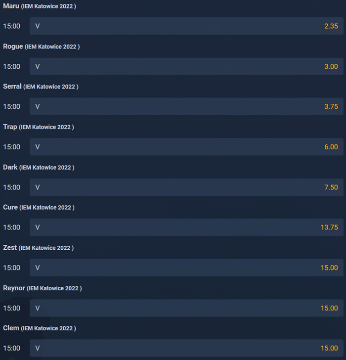 IEM Katowice 2022 SC2 faworyt bukmacherów IEM Katowice 2022 SC2 typy bukmacherskie