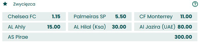 KMŚ 2021/2022 typy bukmacherskie