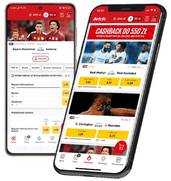 Betclic apka na urządzenia mobilne