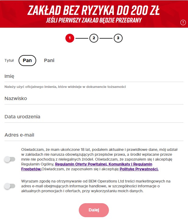 Betclic zarejestruj się