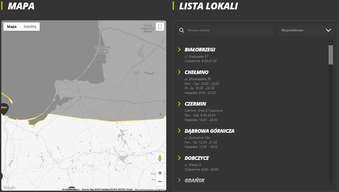 LV BET lista punktów naziemnych LV BET lokale stacjonarne wyszukiwarka