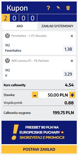 Kupon bukmacherski eWinner Jak postawić kupon eWinner