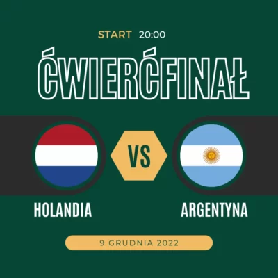 Holandia vs. Argentyna Holandia - Argentyna