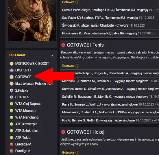 Gotowce bukmache Fortuna Gotowe kupony bukmacherskie Fortuna