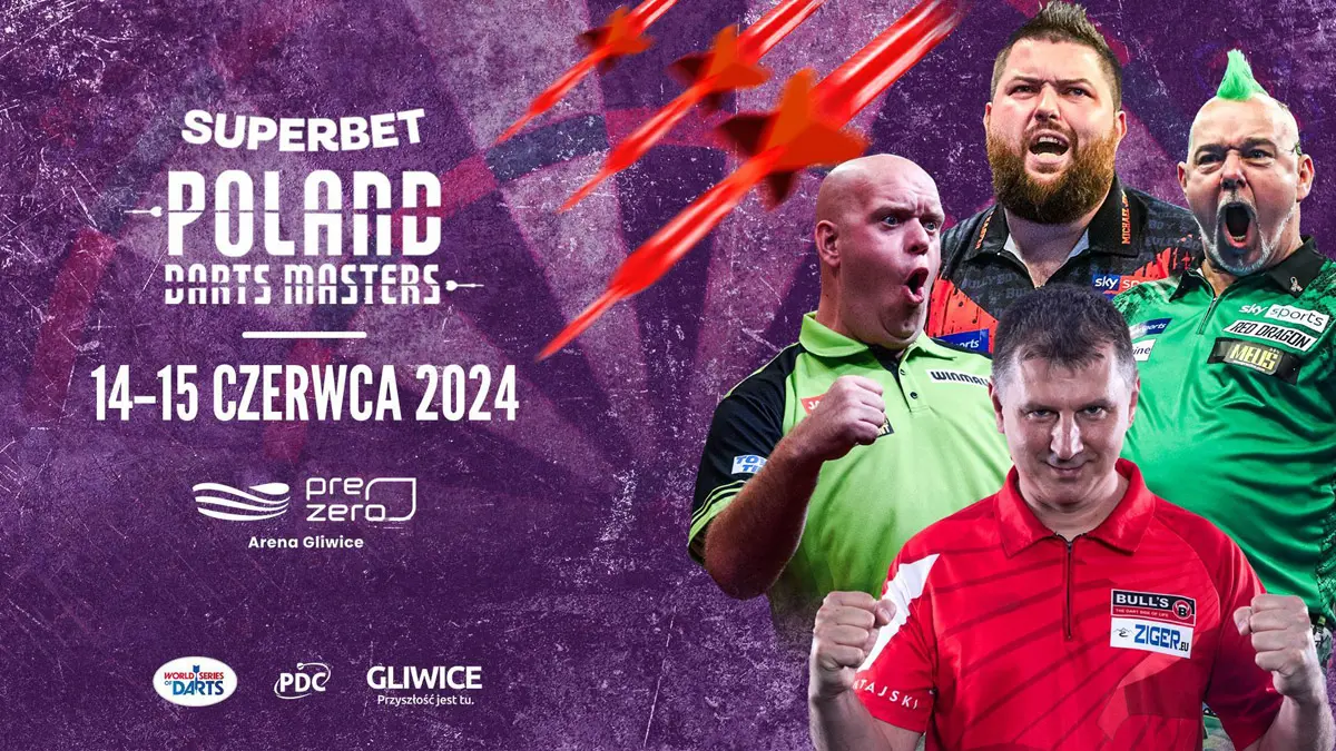 Superbet Poland Darts Masters 2024 odbędzie się w Polsce. W Gliwicach wystąpią największe gwiazdy!