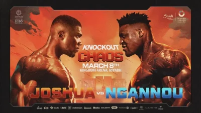 Anthony Joshua vs. Francis Ngannou. Zapowiedź, typy bukmacherów, kursy i transmisja na żywo (08.03.2024)