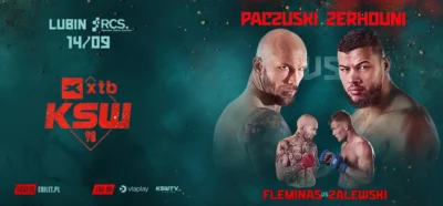 KSW 98: Paczuski vs. Zerhouni. Zapowiedź gali, karta walk, typy bukmacherów i transmisja na żywo (14.09.2024)