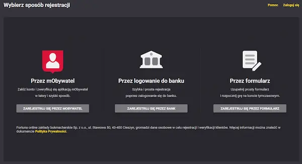 Przykładowy kod promocyjny Fortuna