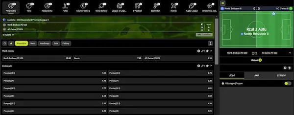 GO+bet zakłady na żywo