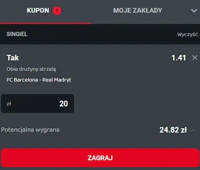 Promocja bukmacher El Clasico